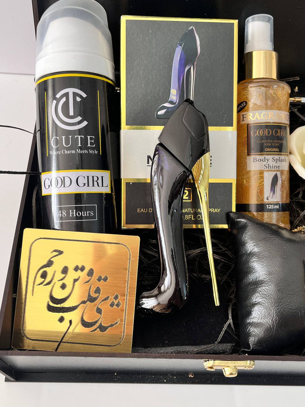 باکس هدیه زنانه شیک و سنگین برند گودگرل ارسال فوری شیک برند