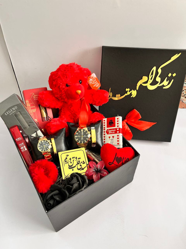 باکس هدیه ولنتاین هدیه پرفروش زندگیم دوستت دارم ست ساعت زنانه مردانه قسطی